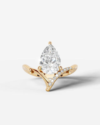 Marquise Solitaire With Tulip Prongs Lab Grown Diamond Engagement Ring