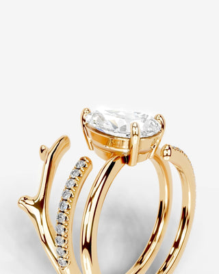 Marquise Solitaire With Tulip Prongs Lab Grown Diamond Engagement Ring