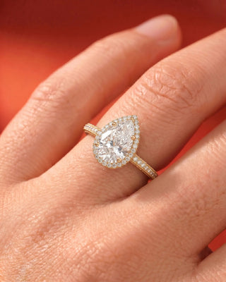 Marquise Solitaire With Tulip Prongs Lab Grown Diamond Engagement Ring