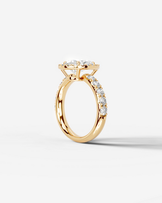 Marquise Solitaire With Tulip Prongs Lab Grown Diamond Engagement Ring