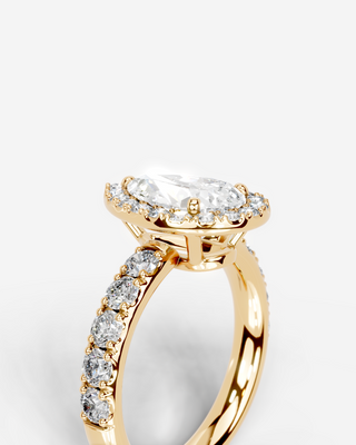Marquise Solitaire With Tulip Prongs Lab Grown Diamond Engagement Ring