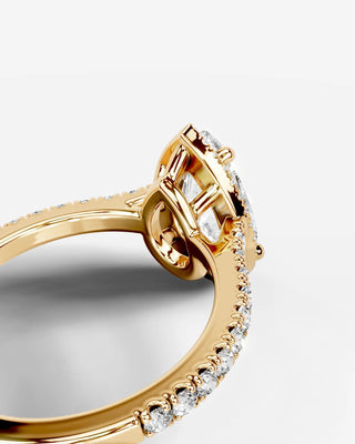 Marquise Solitaire With Tulip Prongs Lab Grown Diamond Engagement Ring