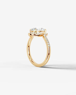 Marquise Solitaire With Tulip Prongs Lab Grown Diamond Engagement Ring