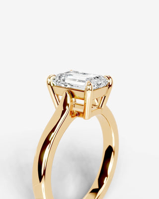 Marquise Solitaire With Tulip Prongs Lab Grown Diamond Engagement Ring