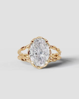 Marquise Solitaire With Tulip Prongs Lab Grown Diamond Engagement Ring