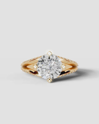 Marquise Solitaire With Tulip Prongs Lab Grown Diamond Engagement Ring