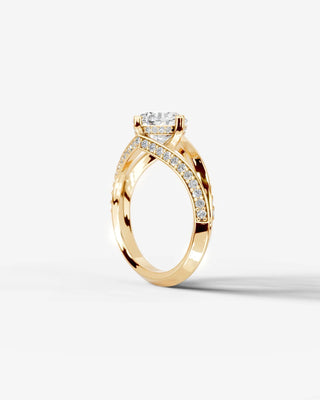 Marquise Solitaire With Tulip Prongs Lab Grown Diamond Engagement Ring