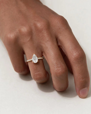 Marquise Solitaire With Tulip Prongs Lab Grown Diamond Engagement Ring