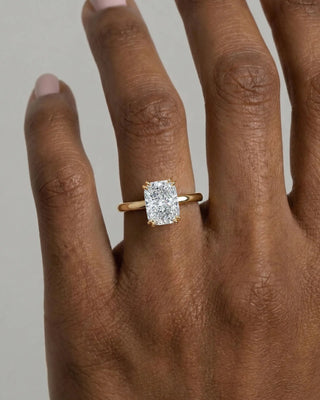 Marquise Solitaire With Tulip Prongs Lab Grown Diamond Engagement Ring