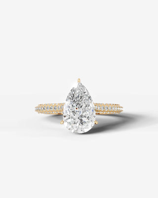 Marquise Solitaire With Tulip Prongs Lab Grown Diamond Engagement Ring