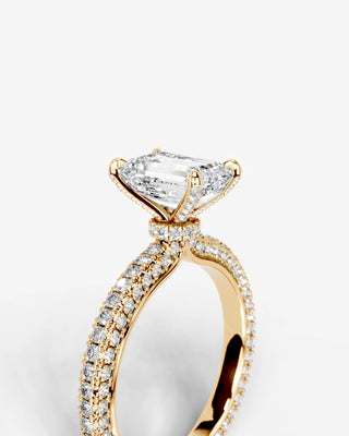 Marquise Solitaire With Tulip Prongs Lab Grown Diamond Engagement Ring