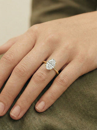 Marquise Solitaire With Tulip Prongs Lab Grown Diamond Engagement Ring