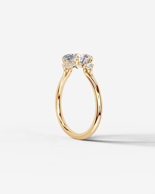 Marquise Solitaire With Tulip Prongs Lab Grown Diamond Engagement Ring
