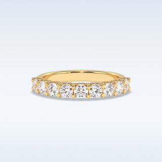 Moissanite Bridal Set – 3.0 CT Round Cut Engagement Ring with Matching Band 9