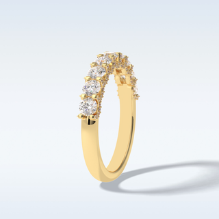 Moissanite Bridal Set – 3.0 CT Round Cut Engagement Ring with Matching Band 13