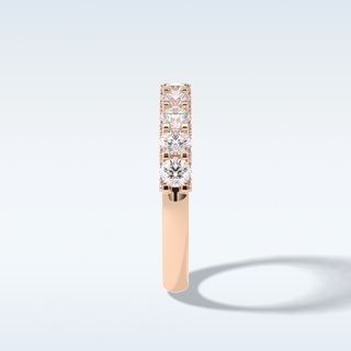 Moissanite Bridal Set – 3.0 CT Round Cut Engagement Ring with Matching Band 18