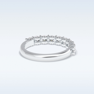 Moissanite Bridal Set – 3.0 CT Round Cut Engagement Ring with Matching Band 2