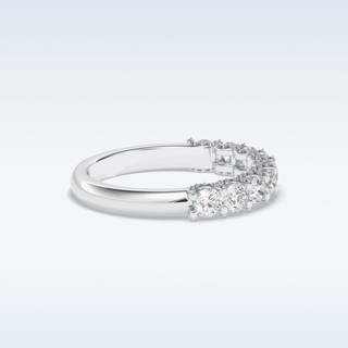 Moissanite Bridal Set – 3.0 CT Round Cut Engagement Ring with Matching Band 3