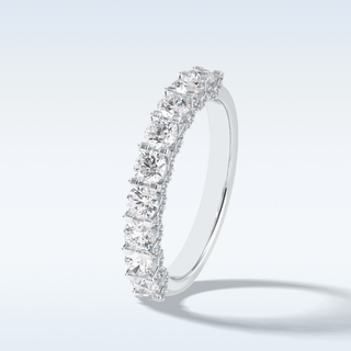 Moissanite Bridal Set – 3.0 CT Round Cut Engagement Ring with Matching Band 6