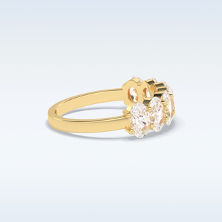 Moissanite Bridal Set – 2.5 CT Round Cut Engagement Ring with Matching Band 24