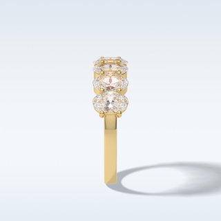 Moissanite Bridal Set – 2.5 CT Round Cut Engagement Ring with Matching Band 25