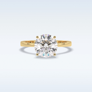 Moissanite Bridal Set – 2.5 CT Round Cut Engagement Ring with Matching Band 15