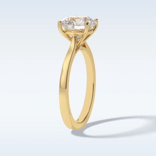 Moissanite Bridal Set – 2.5 CT Round Cut Engagement Ring with Matching Band 19
