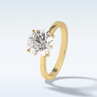Moissanite Bridal Set – 2.5 CT Round Cut Engagement Ring with Matching Band 20