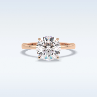 Moissanite Bridal Set – 2.5 CT Round Cut Engagement Ring with Matching Band 29