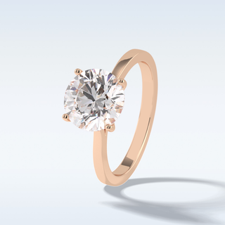 Moissanite Bridal Set – 2.5 CT Round Cut Engagement Ring with Matching Band 34