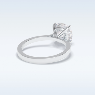 Moissanite Bridal Set – 2.5 CT Round Cut Engagement Ring with Matching Band 2