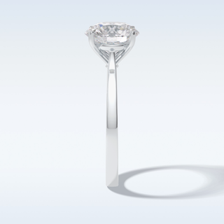 Moissanite Bridal Set – 2.5 CT Round Cut Engagement Ring with Matching Band 4