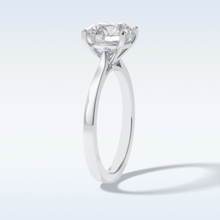 Moissanite Bridal Set – 2.5 CT Round Cut Engagement Ring with Matching Band 5