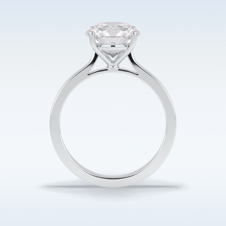 Moissanite Bridal Set – 2.5 CT Round Cut Engagement Ring with Matching Band 7