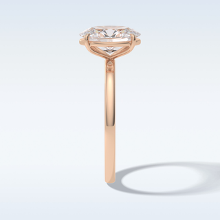 Minimalist 2 CT Solitaire Engagement Ring Featuring Oval Moissanite