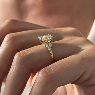 Round Halo, Pave & Split Shank Engagement Ring – 1.93 CT Lab Grown Diamond