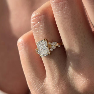 Round Halo, Pave & Split Shank Engagement Ring – 1.93 CT Lab Grown Diamond