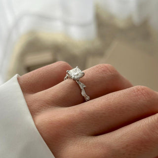 Round Halo, Pave & Split Shank Engagement Ring – 1.93 CT Lab Grown Diamond