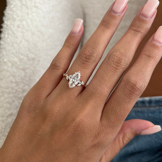 Round Halo, Pave & Split Shank Engagement Ring – 1.93 CT Lab Grown Diamond