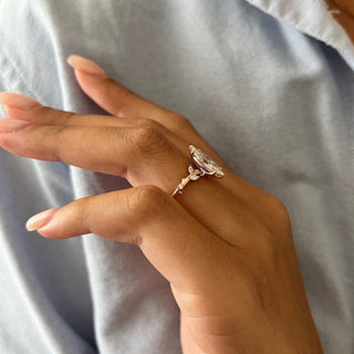 Round Halo, Pave & Split Shank Engagement Ring – 1.93 CT Lab Grown Diamond