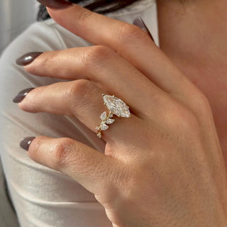 Round Halo, Pave & Split Shank Engagement Ring – 1.93 CT Lab Grown Diamond