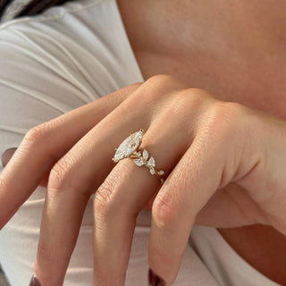 Round Halo, Pave & Split Shank Engagement Ring – 1.93 CT Lab Grown Diamond