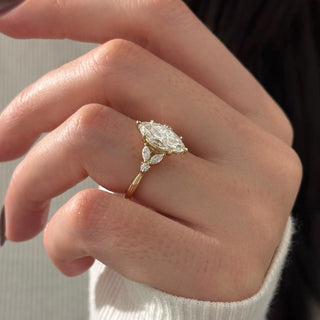 Round Halo, Pave & Split Shank Engagement Ring – 1.93 CT Lab Grown Diamond