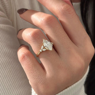 Round Halo, Pave & Split Shank Engagement Ring – 1.93 CT Lab Grown Diamond
