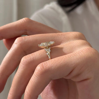 Round Halo, Pave & Split Shank Engagement Ring – 1.93 CT Lab Grown Diamond