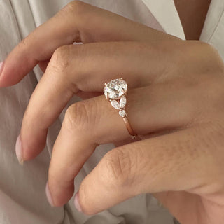 Round Halo, Pave & Split Shank Engagement Ring – 1.93 CT Lab Grown Diamond
