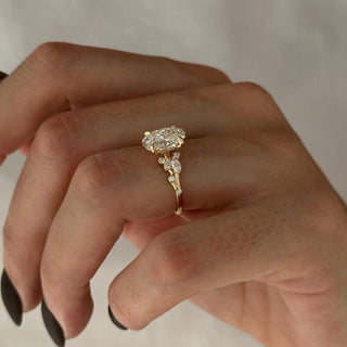 Round Halo, Pave & Split Shank Engagement Ring – 1.93 CT Lab Grown Diamond