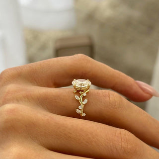 Round Halo, Pave & Split Shank Engagement Ring – 1.93 CT Lab Grown Diamond