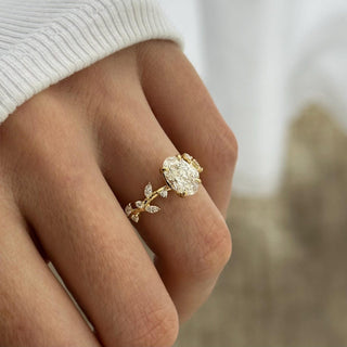 Round Halo, Pave & Split Shank Engagement Ring – 1.93 CT Lab Grown Diamond