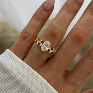 Round Halo, Pave & Split Shank Engagement Ring – 1.93 CT Lab Grown Diamond